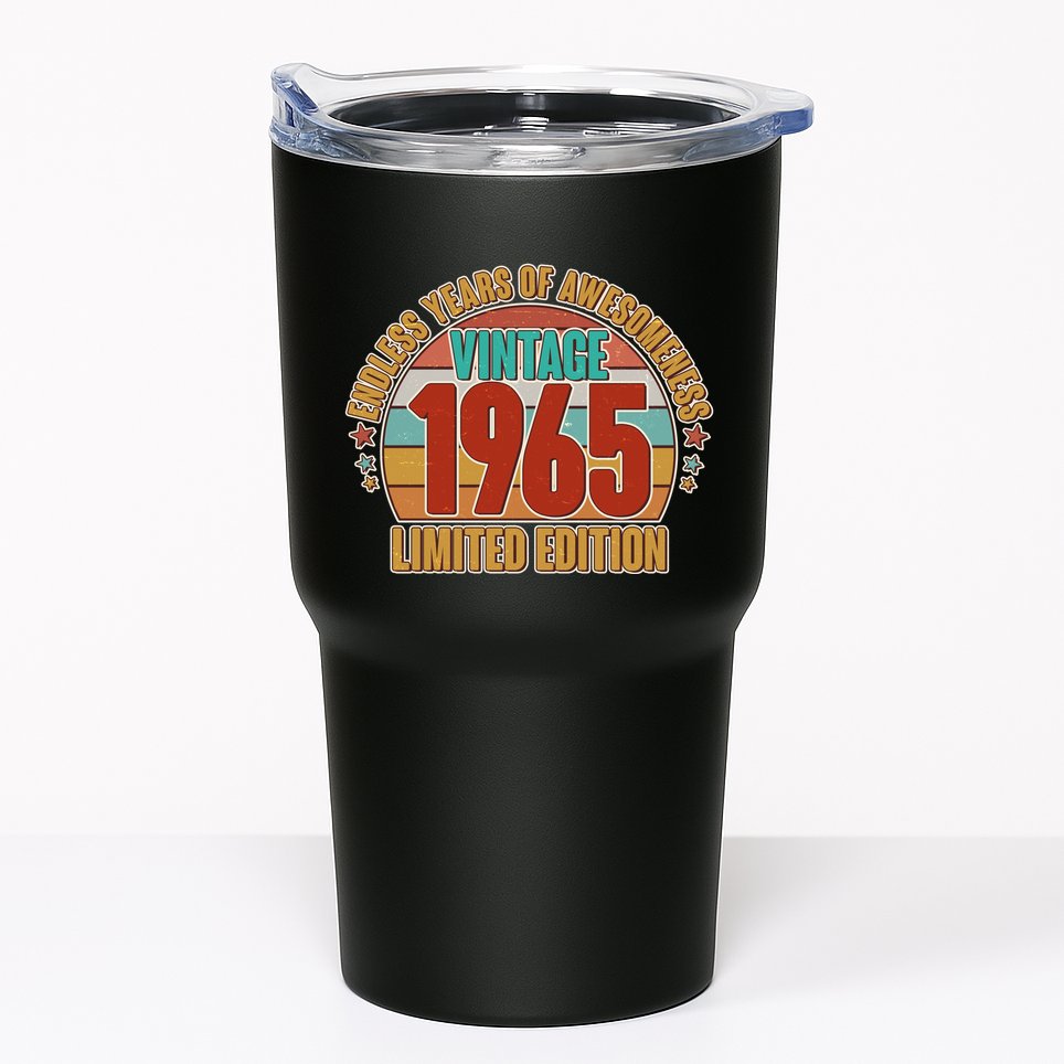 Vintage 1965 Endless Years Of Awesomeness Limited Edition 60th Birthday Tumbler