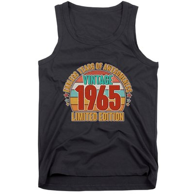Vintage 1965 Endless Years Of Awesomeness Limited Edition 60th Birthday Tank Top