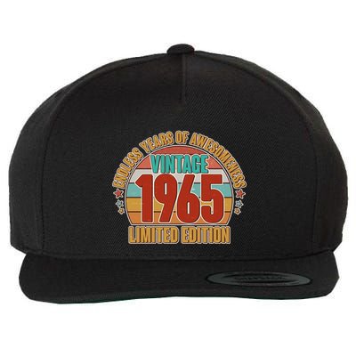 Vintage 1965 Endless Years Of Awesomeness Limited Edition 60th Birthday Wool Snapback Cap