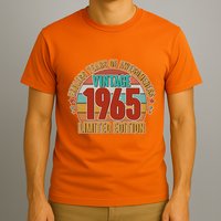 Vintage 1965 Endless Years Of Awesomeness Limited Edition 60th Birthday T-Shirt