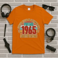 Vintage 1965 Endless Years Of Awesomeness Limited Edition 60th Birthday T-Shirt