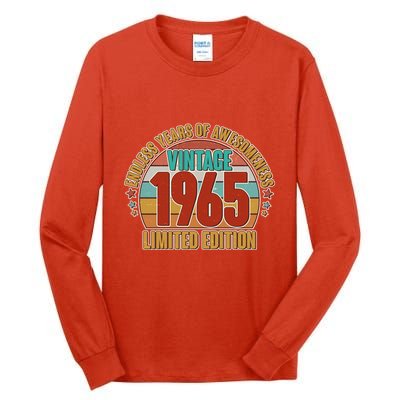 Vintage 1965 Endless Years Of Awesomeness Limited Edition 60th Birthday Tall Long Sleeve T-Shirt