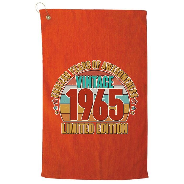 Vintage 1965 Endless Years Of Awesomeness Limited Edition 60th Birthday Golf Towel