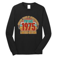 Vintage 1975 Endless Years Of Awesomeness Limited Edition 50th Birthday Long Sleeve Shirt