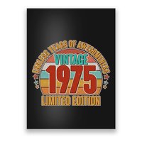 Vintage 1975 Endless Years Of Awesomeness Limited Edition 50th Birthday Poster