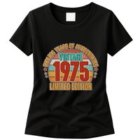 Vintage 1975 Endless Years Of Awesomeness Limited Edition 50th Birthday Womens T-Shirt