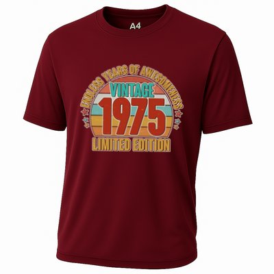 Vintage 1975 Endless Years Of Awesomeness Limited Edition 50th Birthday Performance Shirt