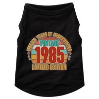 Vintage 1985 Endless Years Of Awesomeness Limited Edition 40th Birthday Doggie Tank