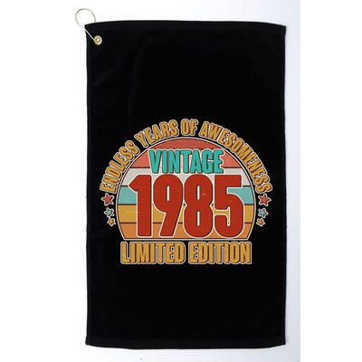Vintage 1985 Endless Years Of Awesomeness Limited Edition 40th Birthday Golf Towel