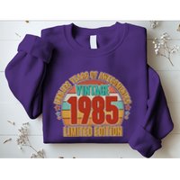 Vintage 1985 Endless Years Of Awesomeness Limited Edition 40th Birthday Sweatshirt
