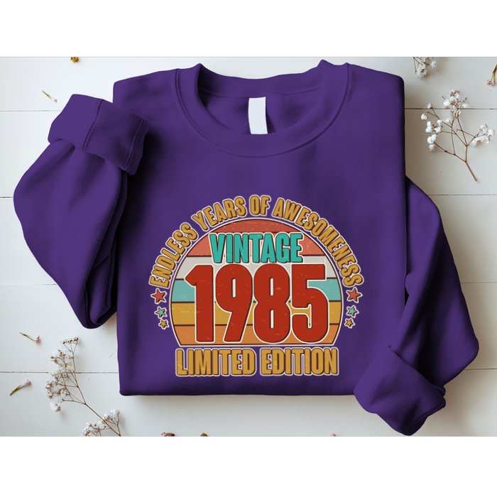Vintage 1985 Endless Years Of Awesomeness Limited Edition 40th Birthday Sweatshirt