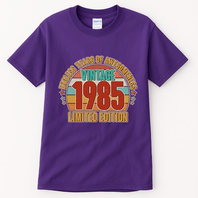 Vintage 1985 Endless Years Of Awesomeness Limited Edition 40th Birthday Tall T-Shirt