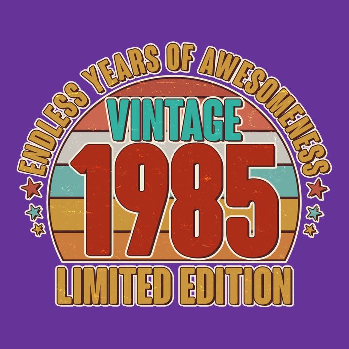 Vintage 1985 Endless Years Of Awesomeness Limited Edition 40th Birthday Toddler T-Shirt