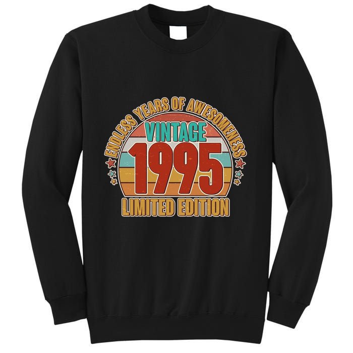 Vintage 1995 Endless Years Of Awesomeness Limited Edition 30th Birthday Sweatshirt