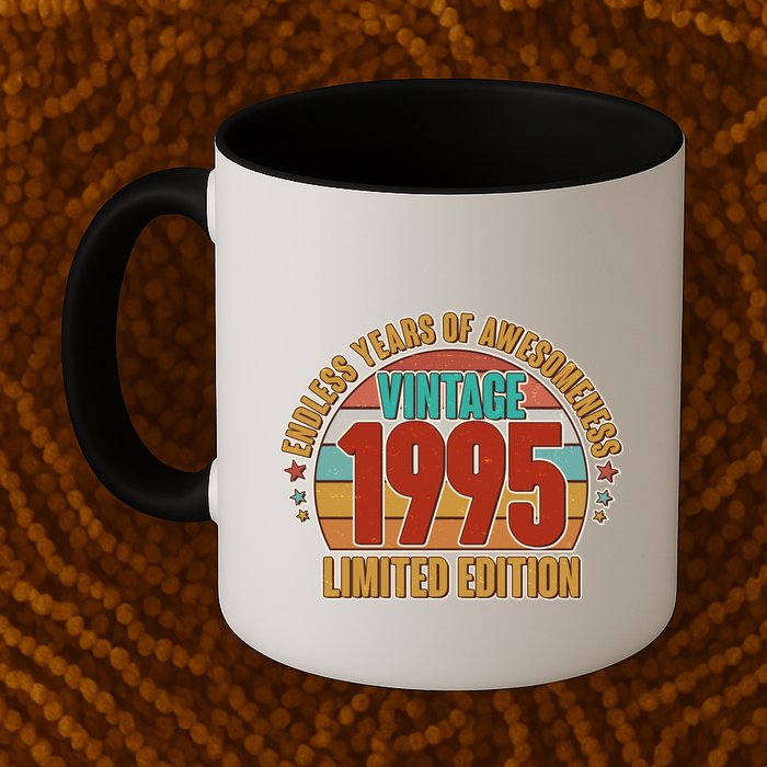 Vintage 1995 Endless Years Of Awesomeness Limited Edition 30th Birthday Mug