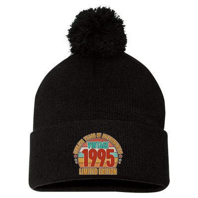 Vintage 1995 Endless Years Of Awesomeness Limited Edition 30th Birthday Pom Pom 12in Knit Beanie