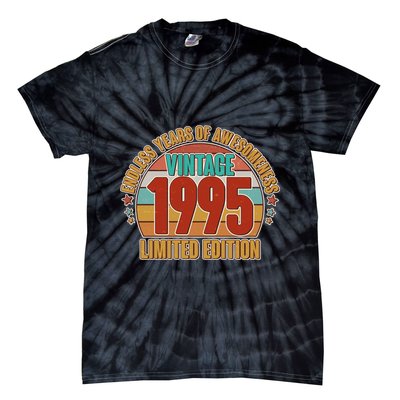 Vintage 1995 Endless Years Of Awesomeness Limited Edition 30th Birthday Tie-Dye T-Shirt