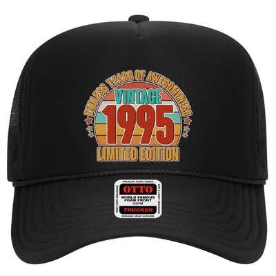 Vintage 1995 Endless Years Of Awesomeness Limited Edition 30th Birthday Trucker Hat