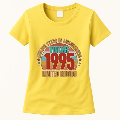 Vintage 1995 Endless Years Of Awesomeness Limited Edition 30th Birthday Womens T-Shirt