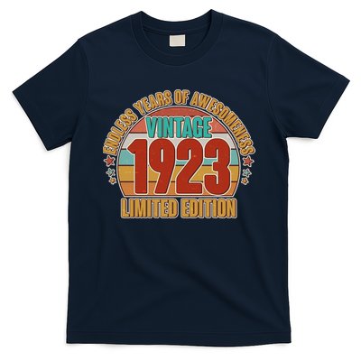 Vintage 1923 Endless Years Of Awesomeness Limited Edition 100th Birthday T-Shirt