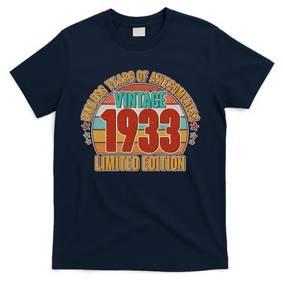 Vintage 1933 Endless Years Of Awesomeness Limited Edition 90th Birthday T-Shirt