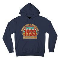 Vintage 1933 Endless Years Of Awesomeness Limited Edition 90th Birthday Tall Hoodie