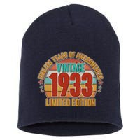 Vintage 1933 Endless Years Of Awesomeness Limited Edition 90th Birthday Short Acrylic Beanie