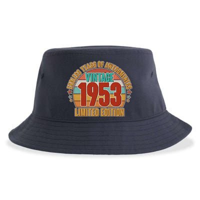 Vintage 1953 Endless Years Of Awesomeness Limited Edition 70th Birthday Sustainable Bucket Hat