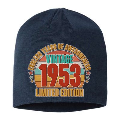 Vintage 1953 Endless Years Of Awesomeness Limited Edition 70th Birthday Sustainable Beanie