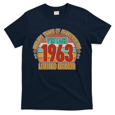 Vintage 1963 Endless Years Of Awesomeness Limited Edition 60th Birthday T-Shirt