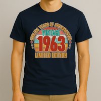 Vintage 1963 Endless Years Of Awesomeness Limited Edition 60th Birthday T-Shirt