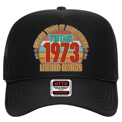 Vintage 1973 Endless Years Of Awesomeness Limited Edition 50th Birthday Trucker Hat
