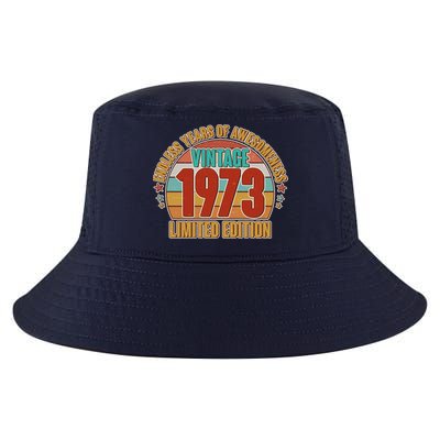 Vintage 1973 Endless Years Of Awesomeness Limited Edition 50th Birthday Cool Comfort Performance Bucket Hat