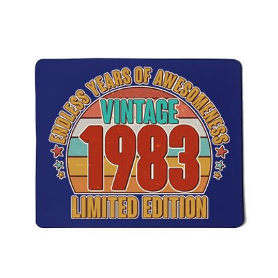 Vintage 1983 Endless Years Of Awesomeness Limited Edition 40th Birthday Mousepad