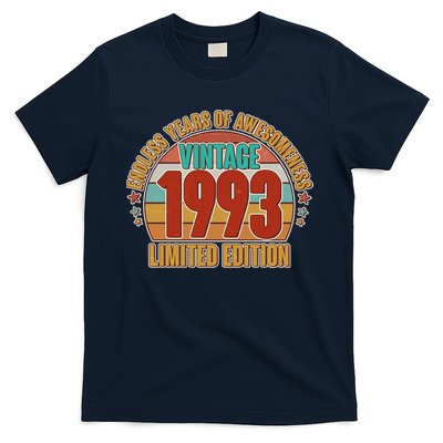 Vintage 1993 Endless Years Of Awesomeness Limited Edition 30th Birthday T-Shirt