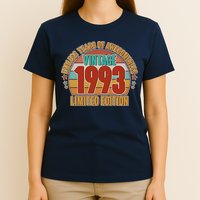 Vintage 1993 Endless Years Of Awesomeness Limited Edition 30th Birthday T-Shirt