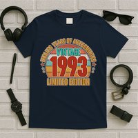 Vintage 1993 Endless Years Of Awesomeness Limited Edition 30th Birthday T-Shirt