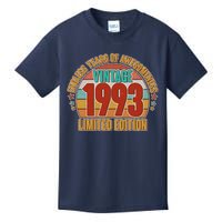 Vintage 1993 Endless Years Of Awesomeness Limited Edition 30th Birthday Kids T-Shirt