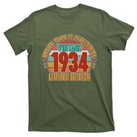 Vintage 1934 Endless Years Of Awesomeness Limited Edition 90th Birthday T-Shirt