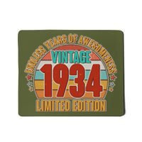 Vintage 1934 Endless Years Of Awesomeness Limited Edition 90th Birthday Mousepad