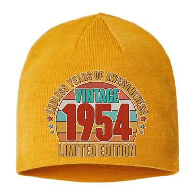 Vintage 1954 Endless Years Of Awesomeness Limited Edition 70th Birthday Sustainable Beanie