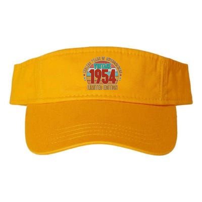 Vintage 1954 Endless Years Of Awesomeness Limited Edition 70th Birthday Valucap Bio-Washed Visor