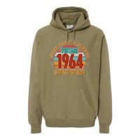 Vintage 1964 Endless Years Of Awesomeness Limited Edition 60th Birthday Premium Hoodie