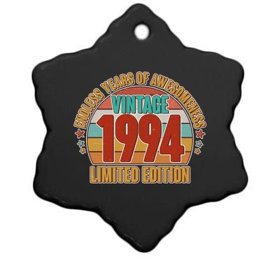 Vintage 1994 Endless Years Of Awesomeness Limited Edition 30th Birthday Ceramic Star Ornament