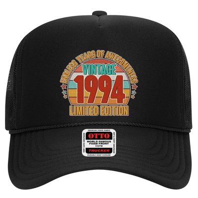 Vintage 1994 Endless Years Of Awesomeness Limited Edition 30th Birthday Trucker Hat