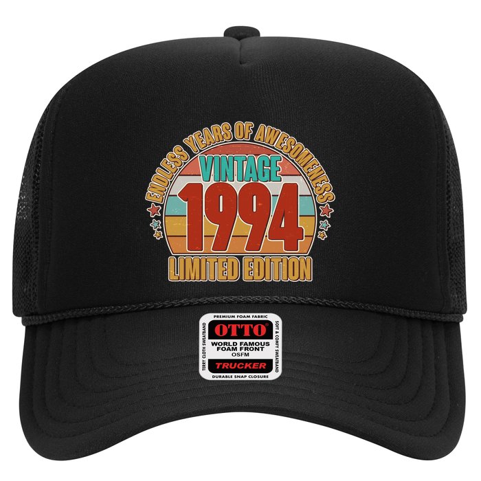 Vintage 1994 Endless Years Of Awesomeness Limited Edition 30th Birthday Trucker Hat