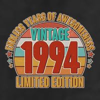 Vintage 1994 Endless Years Of Awesomeness Limited Edition 30th Birthday Trucker Hat