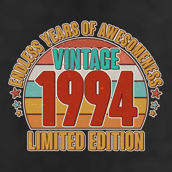 Vintage 1994 Endless Years Of Awesomeness Limited Edition 30th Birthday Trucker Hat