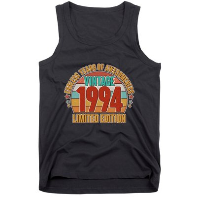 Vintage 1994 Endless Years Of Awesomeness Limited Edition 30th Birthday Tank Top