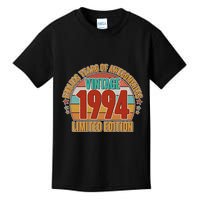 Vintage 1994 Endless Years Of Awesomeness Limited Edition 30th Birthday Kids T-Shirt